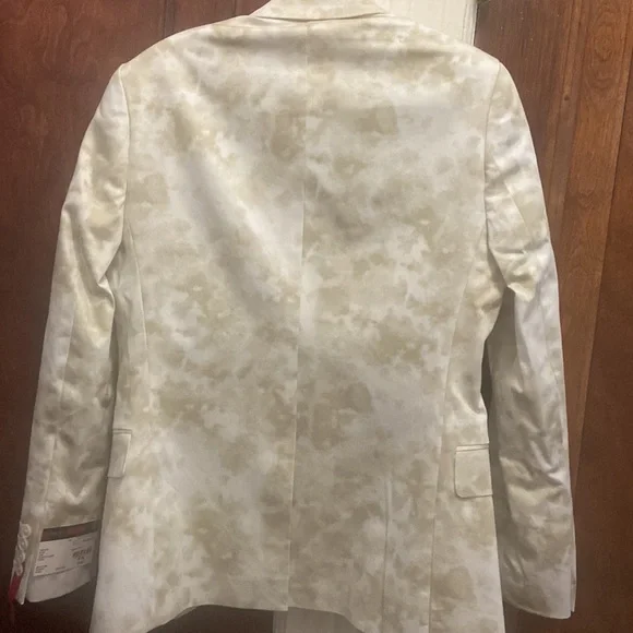 JF J.Ferrar Mens Tie Dye Stretch Slim Fit Sport Coat  36Short
Color: Stone - Picture 2 of 3